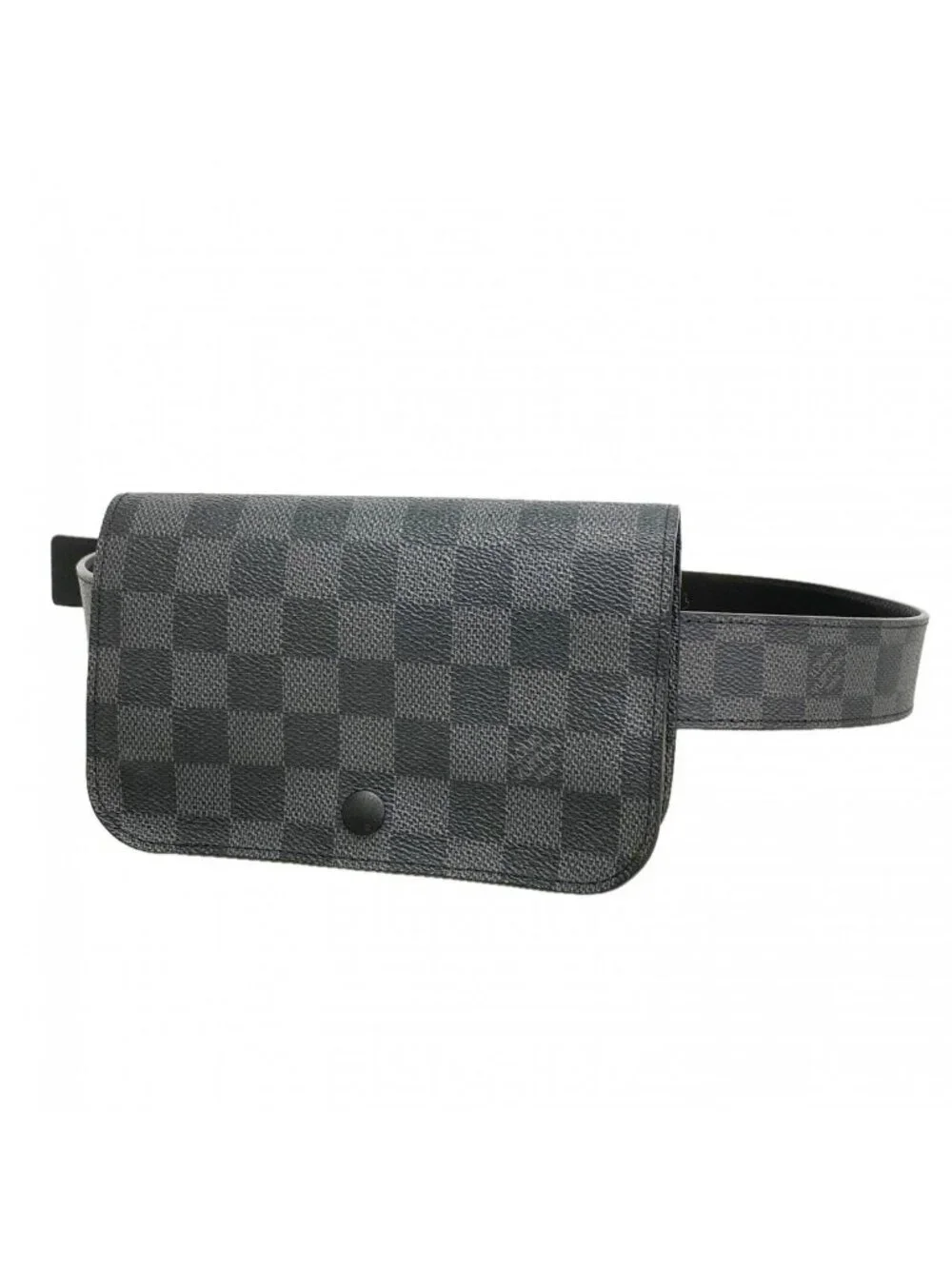 Louis Vuitton Waist Bag Damier Graphite Ceinture Pochette Homme Black